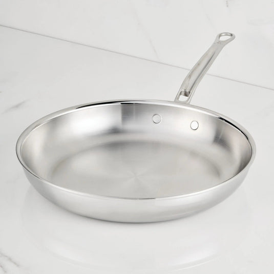 Hestan ProBond Luxe Polished Clad Stainless Steel Skillets Set 3-piece