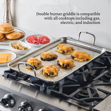 Load image into Gallery viewer, Hestan Provisions Double Burner Griddle, 21-inch x 13-inch
