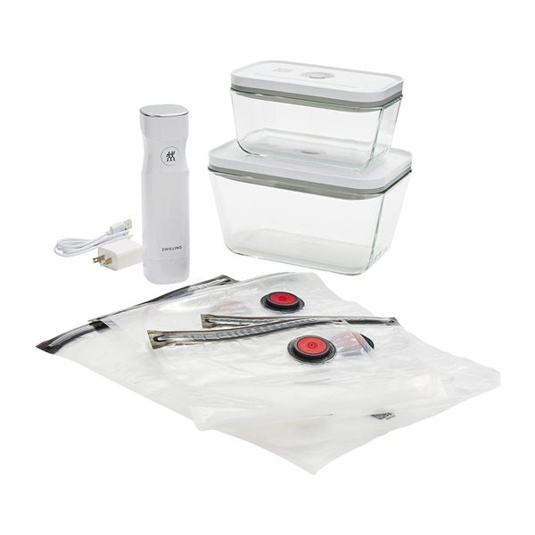 Load image into Gallery viewer, ZWILLING Fresh &amp; Save Vacuum Seal Starter Set with Glass Containers (7 Piece)
