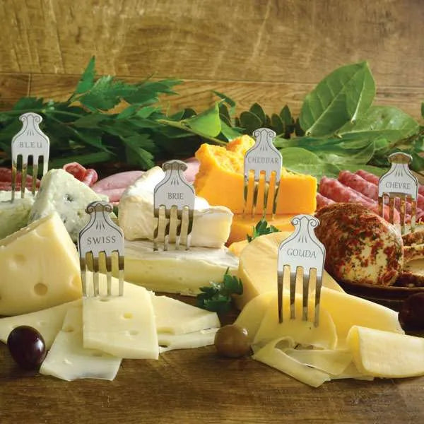 Load image into Gallery viewer, Norpro Stainless Steel Cheese Markers Set of 6
