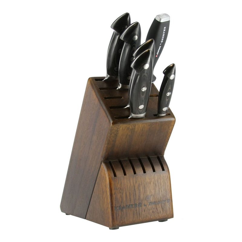 Load image into Gallery viewer, Zwilling Kramer - EUROLINE Stainless Damascus Collection 7pc Knife Block Set
