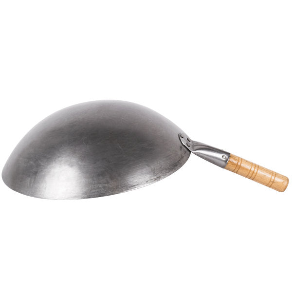 Load image into Gallery viewer, Town 14&quot; Mandarin Carbon Steel Wok with Wood Handle

