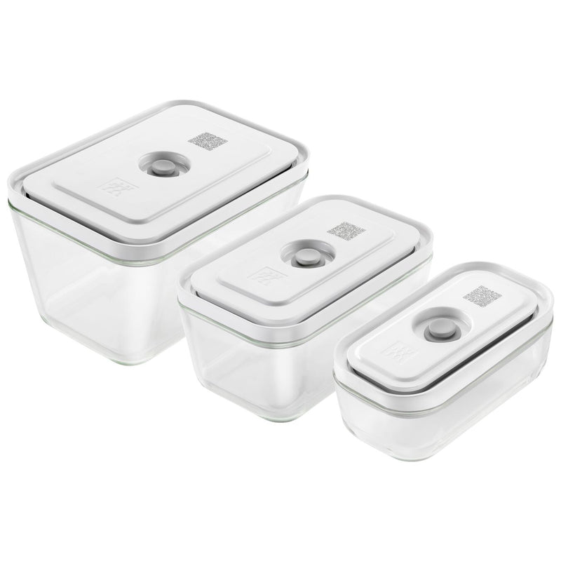 Load image into Gallery viewer, ZWILLING Fresh &amp; Save 3-pc Small/Medium/Large Vacuum Container Set, Grey
