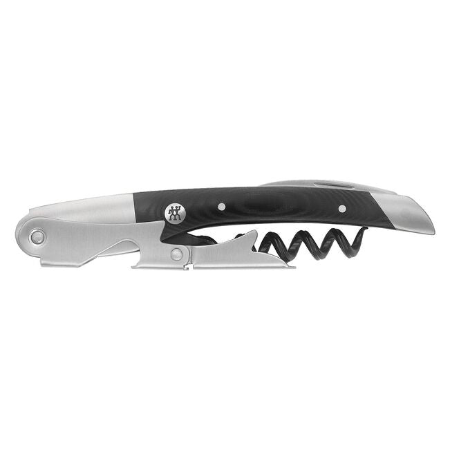 Load image into Gallery viewer, Zwilling Stainless Steel 18/10 Classic Walters Corkscrew with Micarta Handle
