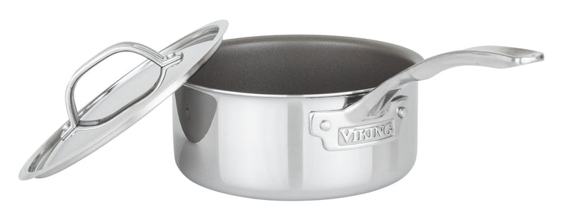 Load image into Gallery viewer, Viking PureGlide Pro 3-Ply 2-Quart Sauce Pan with Metal Lid
