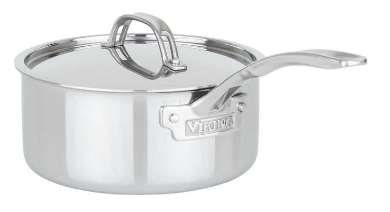 Load image into Gallery viewer, Viking PureGlide Pro 3-Ply 3-Quart Sauce Pan with Metal Lid
