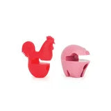 Load image into Gallery viewer, Fox Run Pig and Rooster Pot Clip
