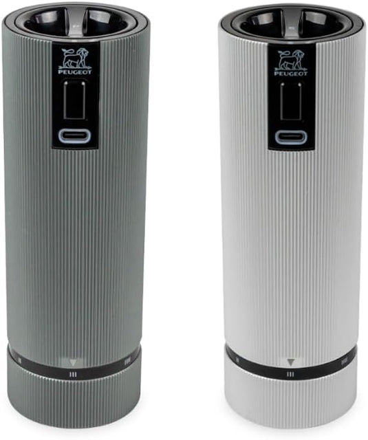 Peugeot Duo Line Electric Salt and Pepper Mill Set