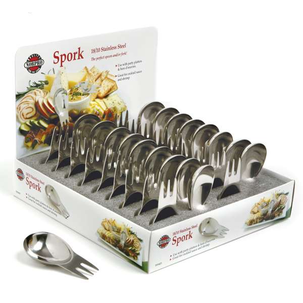 Load image into Gallery viewer, Norpro Stainless Steel Spork
