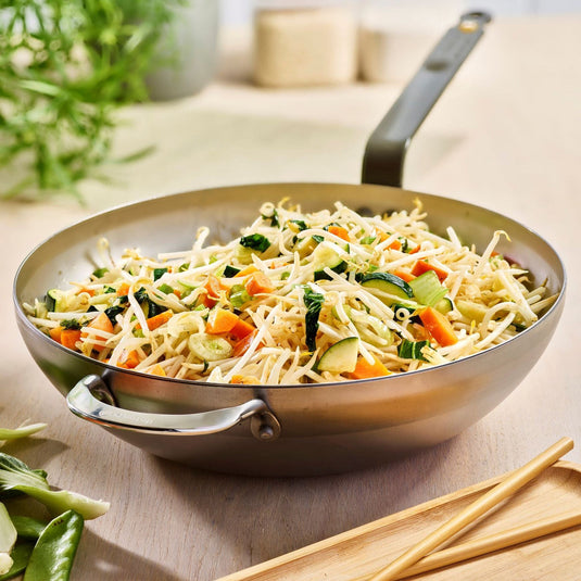 de Buyer MINERAL B 12.5" Carbon Steel Wok