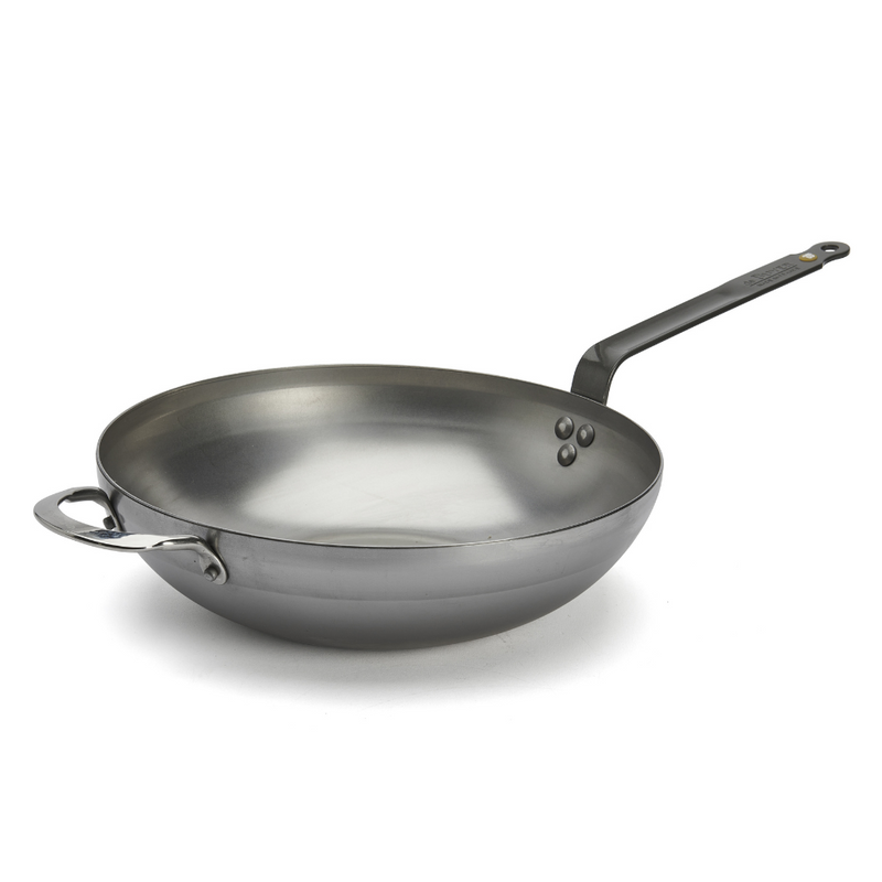 Load image into Gallery viewer, de Buyer MINERAL B 12.5" Carbon Steel Wok
