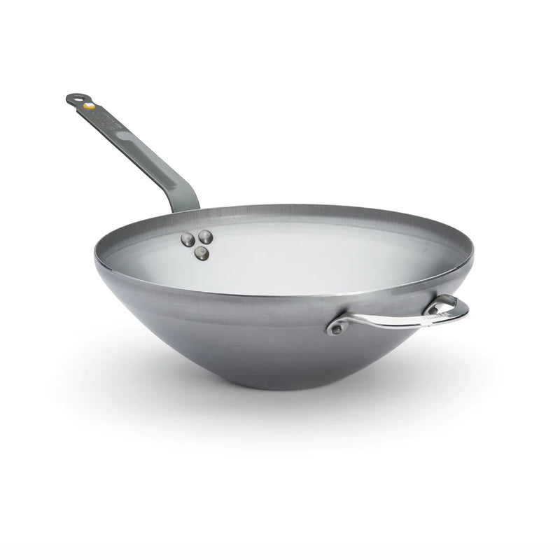 Load image into Gallery viewer, de Buyer MINERAL B Carbon Steel Wok
