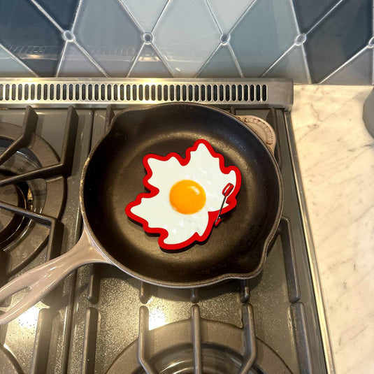 Fox Run Silicone Egg Ring Maple Leaf