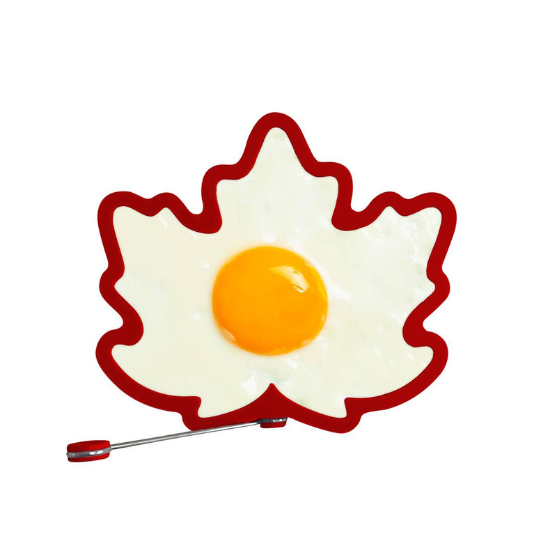 Load image into Gallery viewer, Fox Run Silicone Egg Ring Maple Leaf
