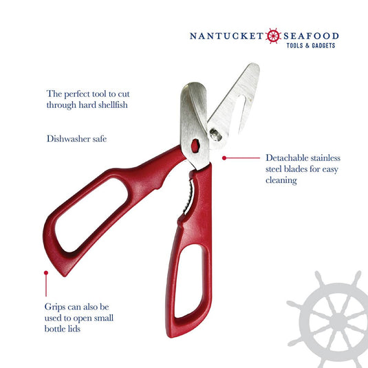 Nantucket Seafood Multifunction Seafood Scissors