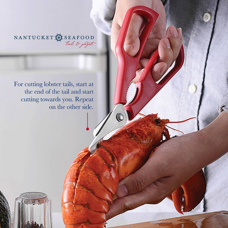 Load image into Gallery viewer, Nantucket Seafood Multifunction Seafood Scissors
