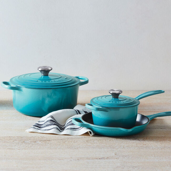 Load image into Gallery viewer, Le Creuset 5-Piece Signature Cast Iron Set
