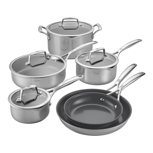 Load image into Gallery viewer, Zwilling Energy Plus 10 Piece Non-stick Ceraforce XTREME Ceramic Set
