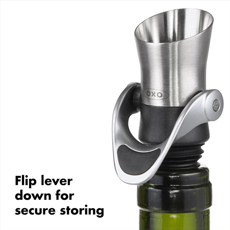 Load image into Gallery viewer, OXO Steel Wine Stopper and Pourer
