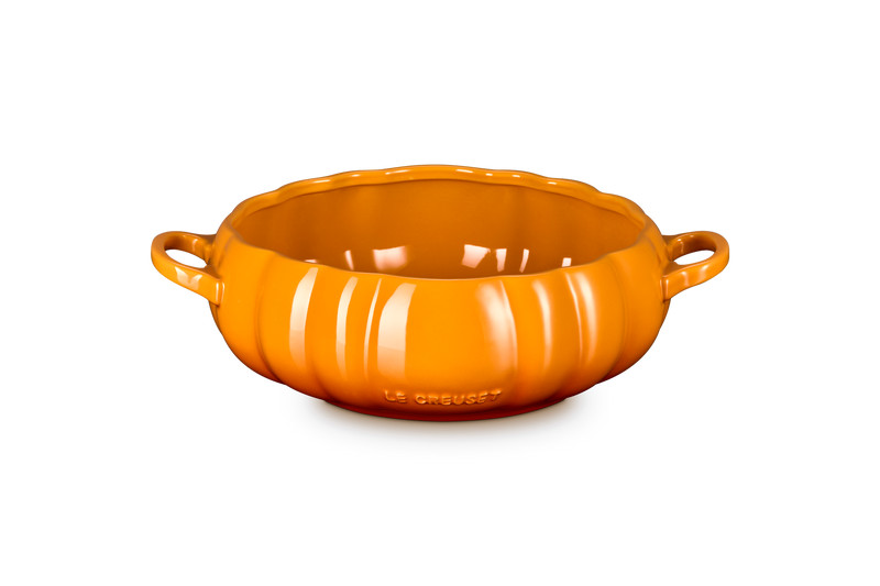 Load image into Gallery viewer, Le Creuset 4 qt. Pumpkin Serving Bowl
