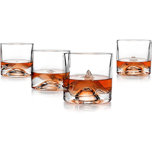 Liiton The Crystal Whiskey Peaks Glass Set of 4