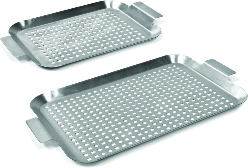Load image into Gallery viewer, Charcoal Companion Stainless Steel Grilling Grid (Set of 2)
