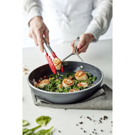 DeMeyere 10-inch, Aluminum, Non-stick, Fry Pan With Ceramic Coating