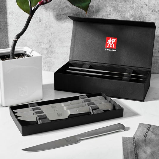 Zwilling 8-pc, Stainless Steel Porterhouse Steak Knife Set