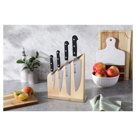 Zwilling Pro 5pc Magnetic Knife Block Set