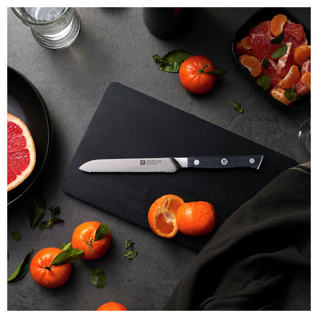 Load image into Gallery viewer, Zwilling Spectrum 5" Serrated Utility Knife
