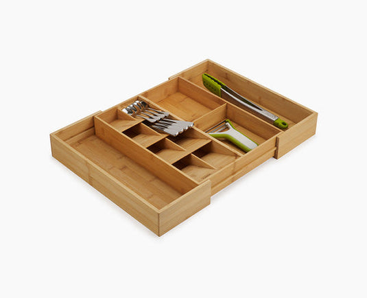 Joseph Joseph DrawerStore™ Bamboo Expanding Cutlery, Utensil & Gadgets Organizer