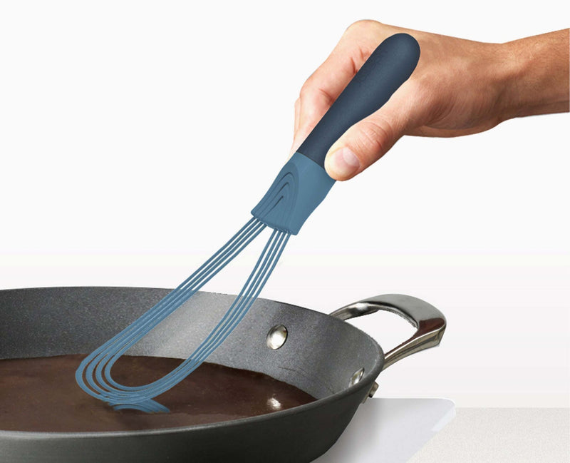 Load image into Gallery viewer, Joseph Joseph Twist™ 2-in-1 Blue Whisk
