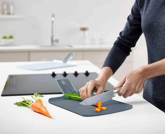 Joseph Joseph Chop2Pot™ Plus 2-piece Blue Cutting Board Set