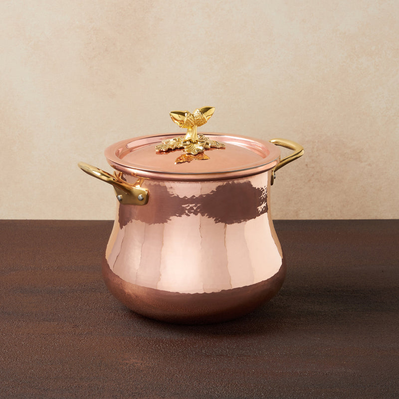 Load image into Gallery viewer, Ruffoni Historia Copper Belly Soup Pot - 5.5qt
