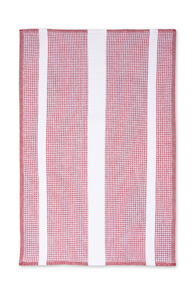 Load image into Gallery viewer, MÜkitchen Waffle Stripe Terry Towel
