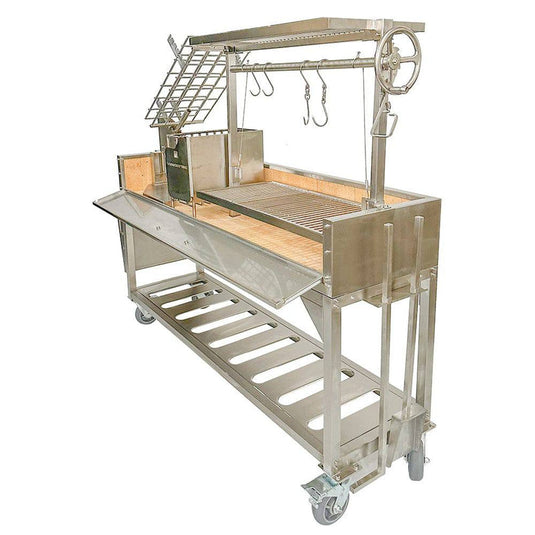 Tagwood Argentine Santa Maria Wood Fire & Charcoal Gaucho Grill | BBQ06SS PARTIALLY ASSEMBLED