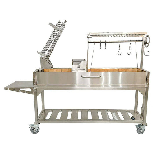Tagwood Argentine Santa Maria Wood Fire & Charcoal Gaucho Grill | BBQ06SS PARTIALLY ASSEMBLED