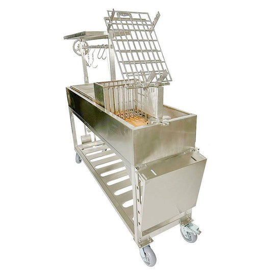 Tagwood Argentine Santa Maria Wood Fire & Charcoal Gaucho Grill | BBQ06SS PARTIALLY ASSEMBLED