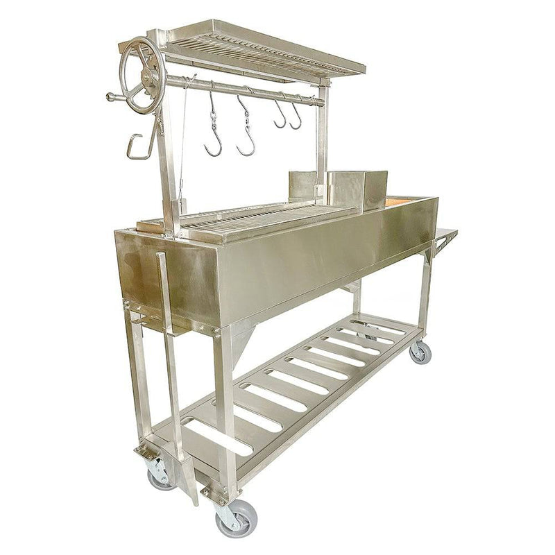 Load image into Gallery viewer, Tagwood Argentine Santa Maria Wood Fire &amp; Charcoal Gaucho Grill | BBQ06SS PARTIALLY ASSEMBLED
