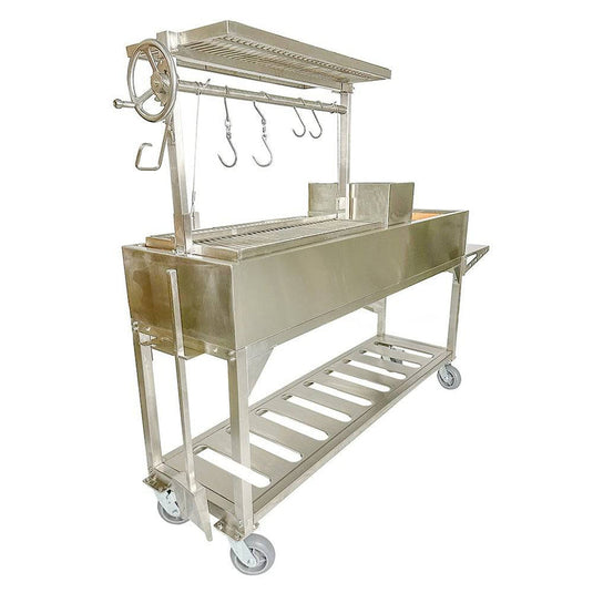 Tagwood Argentine Santa Maria Wood Fire & Charcoal Gaucho Grill | BBQ06SS PARTIALLY ASSEMBLED