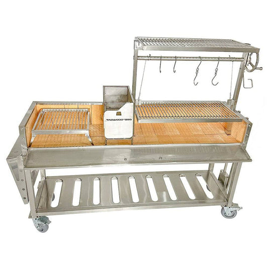 Tagwood Argentine Santa Maria Wood Fire & Charcoal Gaucho Grill | BBQ06SS PARTIALLY ASSEMBLED