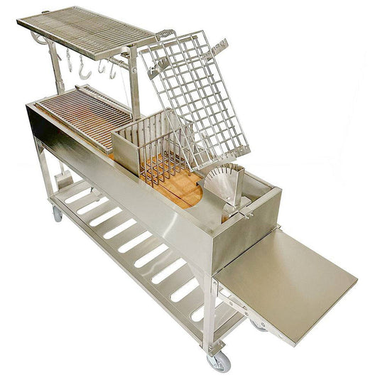 Tagwood Argentine Santa Maria Wood Fire & Charcoal Gaucho Grill | BBQ06SS PARTIALLY ASSEMBLED