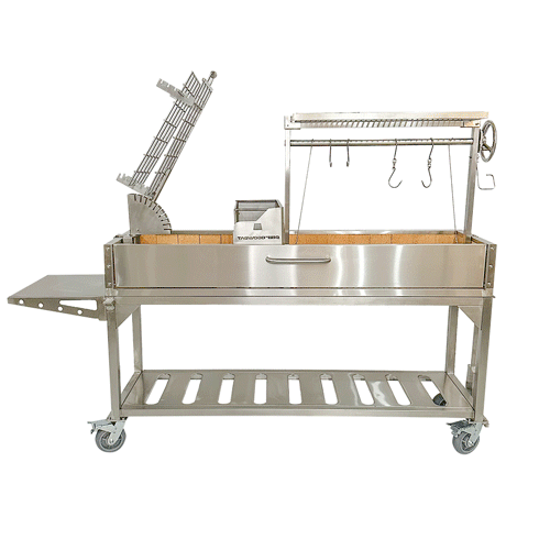 Tagwood Argentine Santa Maria Wood Fire & Charcoal Gaucho Grill | BBQ06SS PARTIALLY ASSEMBLED