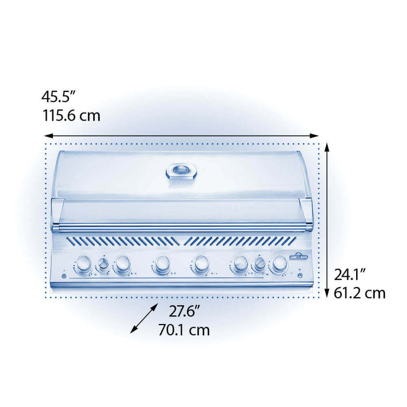 Load image into Gallery viewer, Napoleon Built-In 700 Series 44 with Dual Infrared Rear Burners
