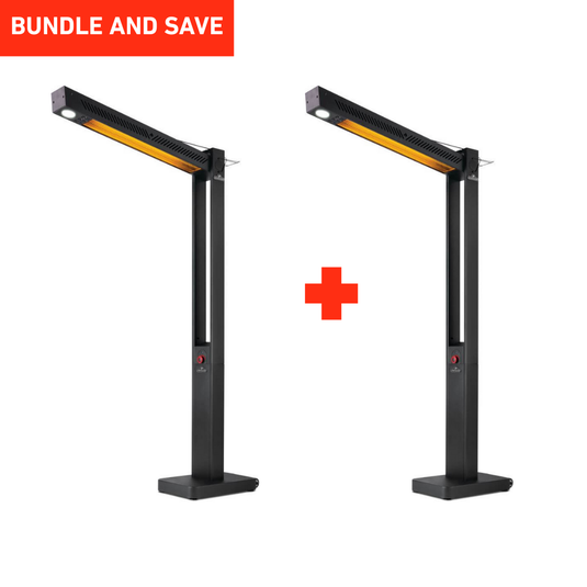 Napoleon Phantom Freestand Outdoor Electric Infrared Heater BUNDLE (2 Heaters) *Flash Sale
