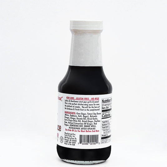 Bone Suckin’® Wing Sauce, Teriyaki & Ginger 13.25 oz. Jar