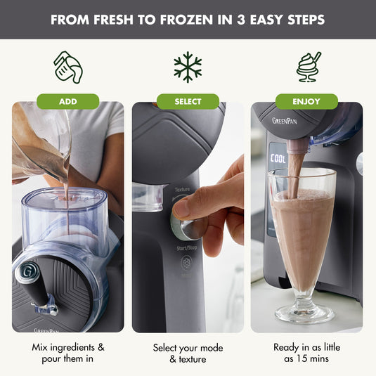 GreenPan Frost Ice Cream & Frozen Drink Maker *Flash Sale