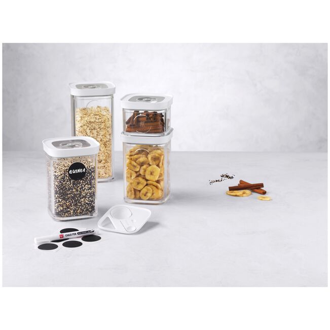Load image into Gallery viewer, ZWILLING Fresh &amp; Save CUBE Container Set, S / 6-pc, transparent-white
