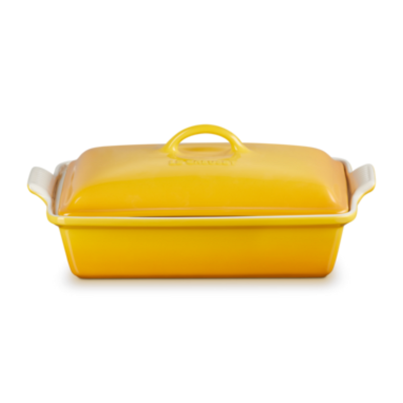 Load image into Gallery viewer, Le Creuset Heritage Covered Rectangular Casserole Dish 4 qt.

