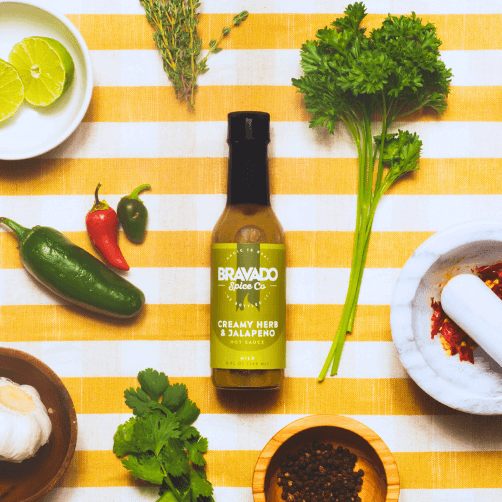Bravado Spice Co Creamy Herb & Jalapeño Hot Sauce